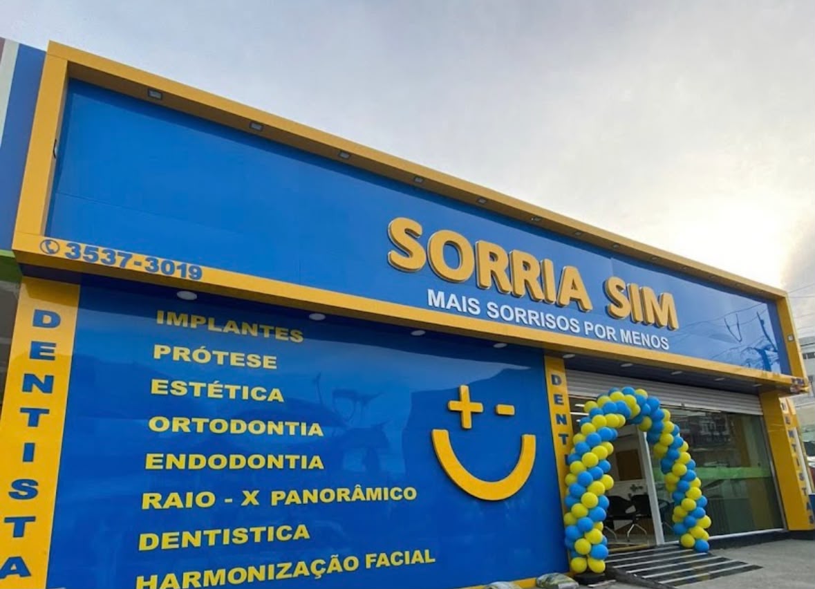 Fachada da clínica Sorria Sim Colombo